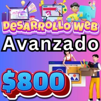 Esta es una miniatura de precios para el desarrollo de un sitio web. Avanzado