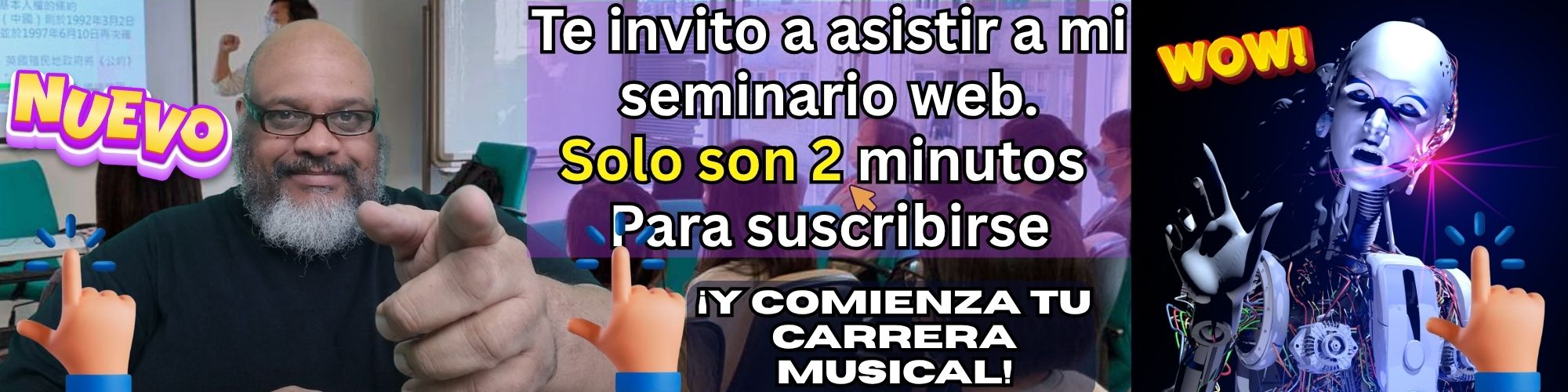 Seminario web Musical Banner 2